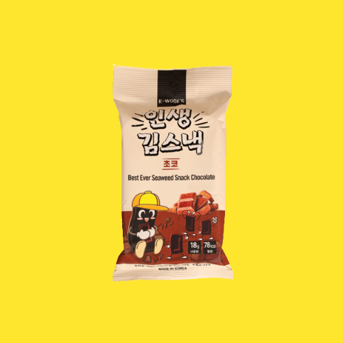 CHOCOLATE SEAWEED SNACK 20g( 0.705 oz. ) 83Kcal