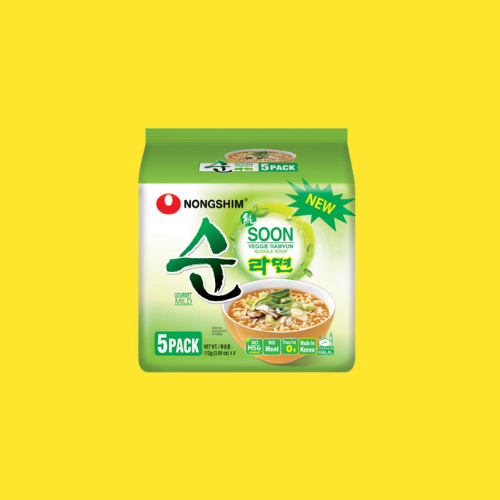 راميون نباتي سريع التحضير، خفيف، 560 جم، 112 جم × 5 جم