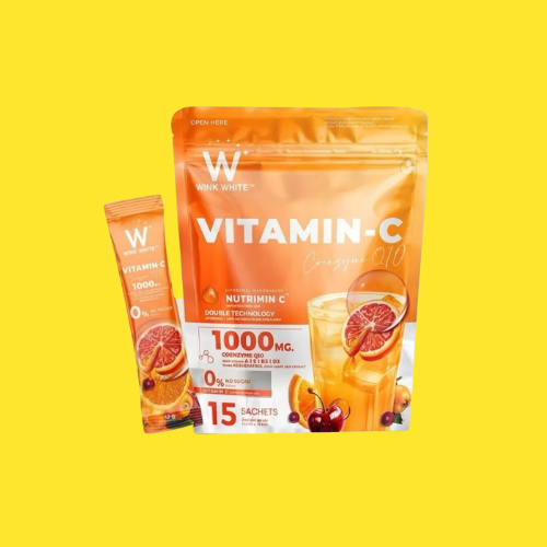 Wink White Vitamin C + Coenzyme Q10 – 15 Sachets (12 g each)