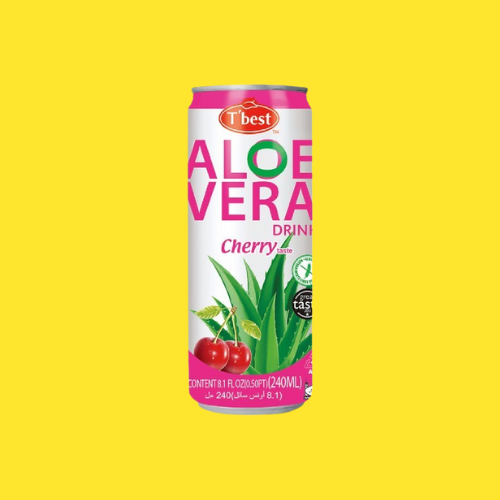 T’BEST Aloe Vera Drink – Cherry – 240 ml (Imported)